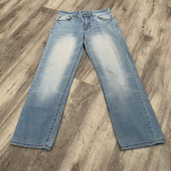 Carbon Other - Carbon Jeans Relaxed Straight Freedom Flex Mens 28x30 Light Wash Blue Act 29x29